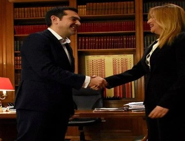 Σκοπιανό: Συμβούλιο πολιτικών αρχηγών ζήτησε ξανά από τον Αλ. Τσίπρα η Φώφη Γεννηματά (φωτό, βίντεο)